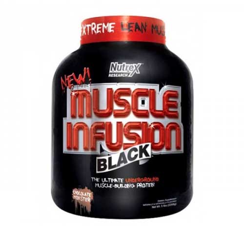 Nutrex Muscle Infusion black whey protein powder