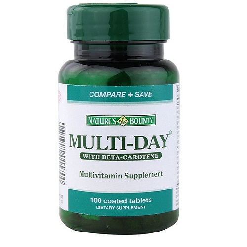 Nature's Bounty Multi-Day Multivitamin Supplement 100 Coated Tablets in India